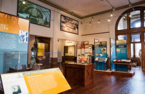 Becoming Clarksville exhibit located at the Customs House Museum & Cultural Center