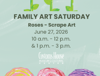 Family Art Saturday Rose Scrape Art