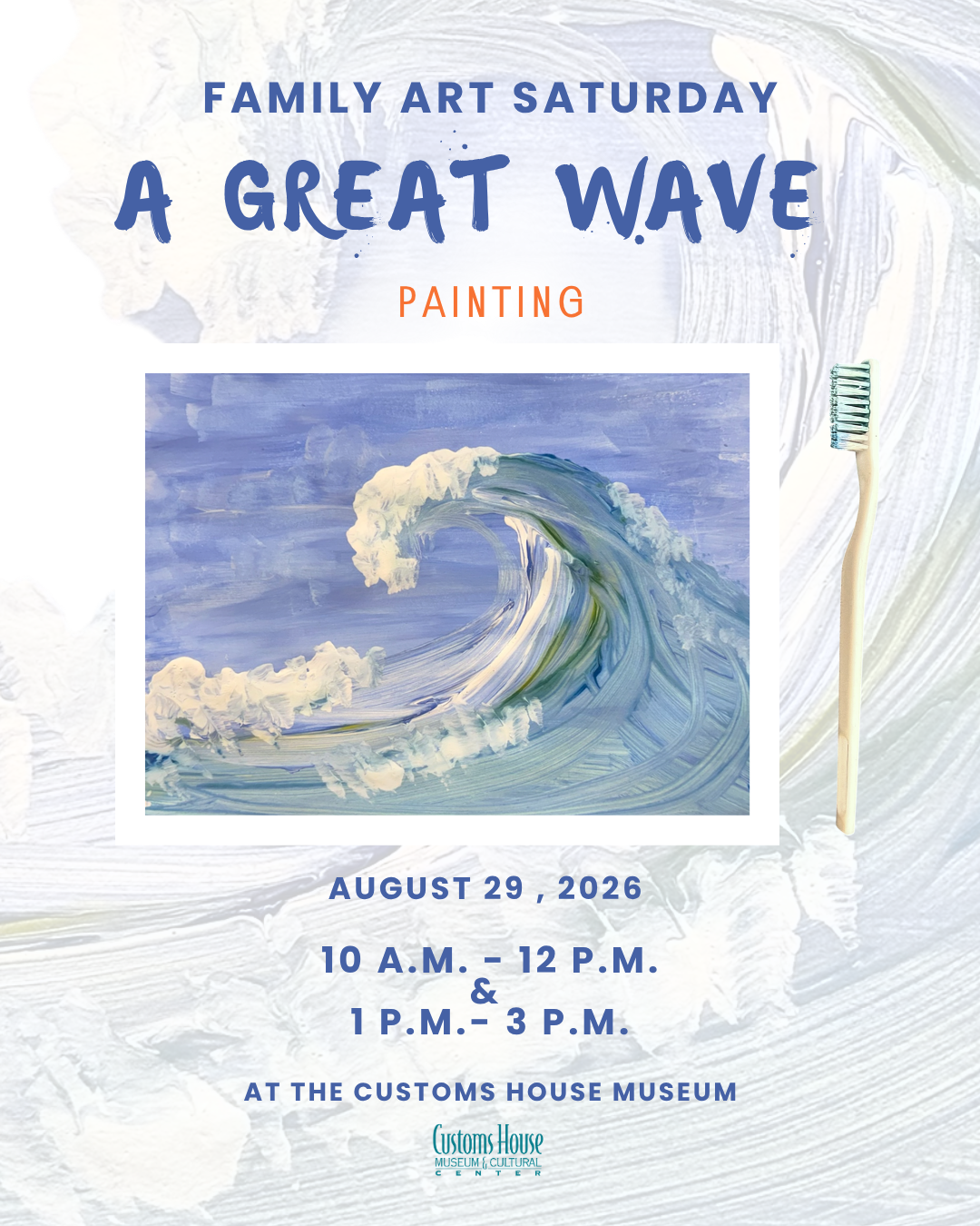 Family Art Saturday: A Great Wave Painting